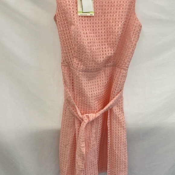 Anne Klein Coral Midi Dress with Bow Detail - Picture 2 of 6